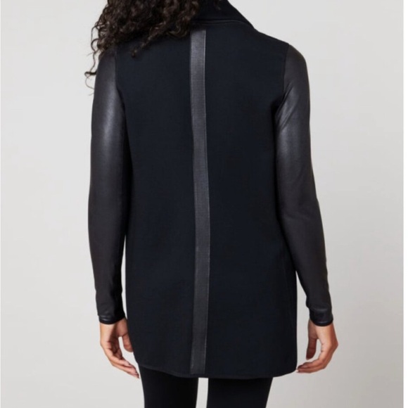 SPANX Faux Leather Convertible Jacket - Picture 3 of 9